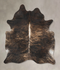 Dark Brindle X-Large Brazilian Cowhide Rug 7'5