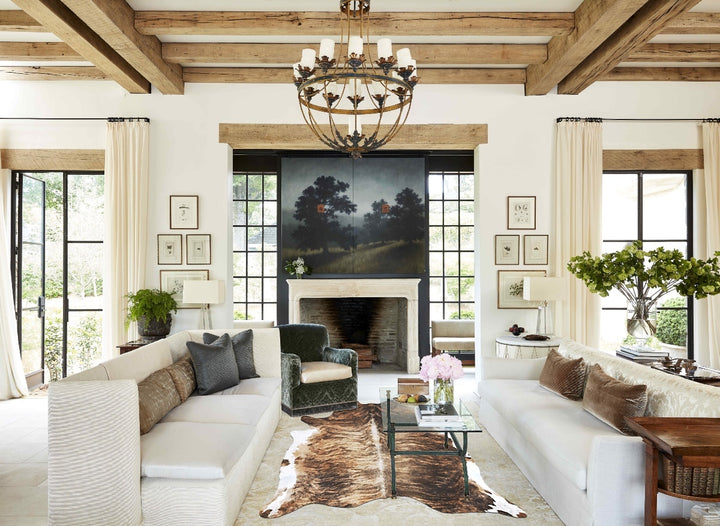 Dark Brindle XX-Large Brazilian Cowhide Rug 7'10"H x 6'8"W #B16593 by Hudson Hides