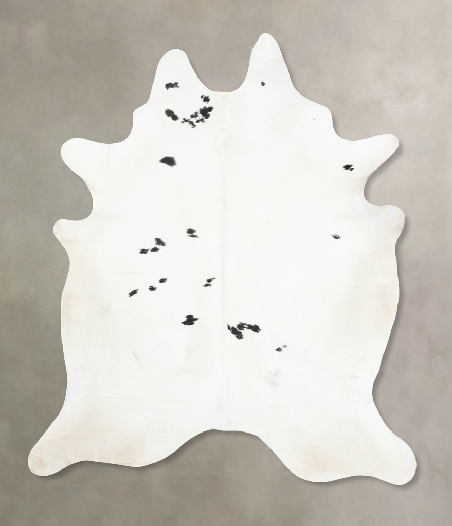 Black and White XX-Large Brazilian Cowhide Rug 9'0"H x 7'1"W #B16596 by Hudson Hides