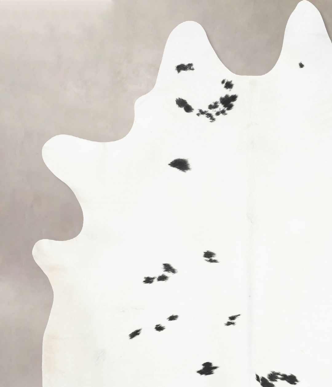 Black and White XX-Large Brazilian Cowhide Rug 9'0"H x 7'1"W #B16596 b