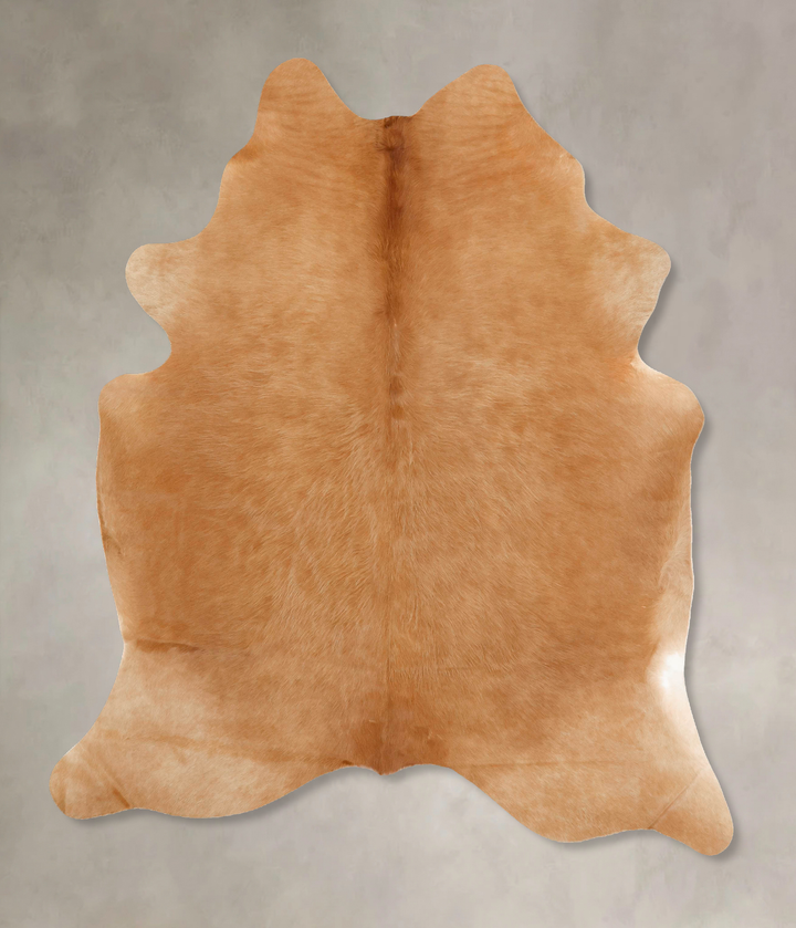 Beige X-Large Brazilian Cowhide Rug 7'0"H x 5'10"W #B16609 by Hudson Hides