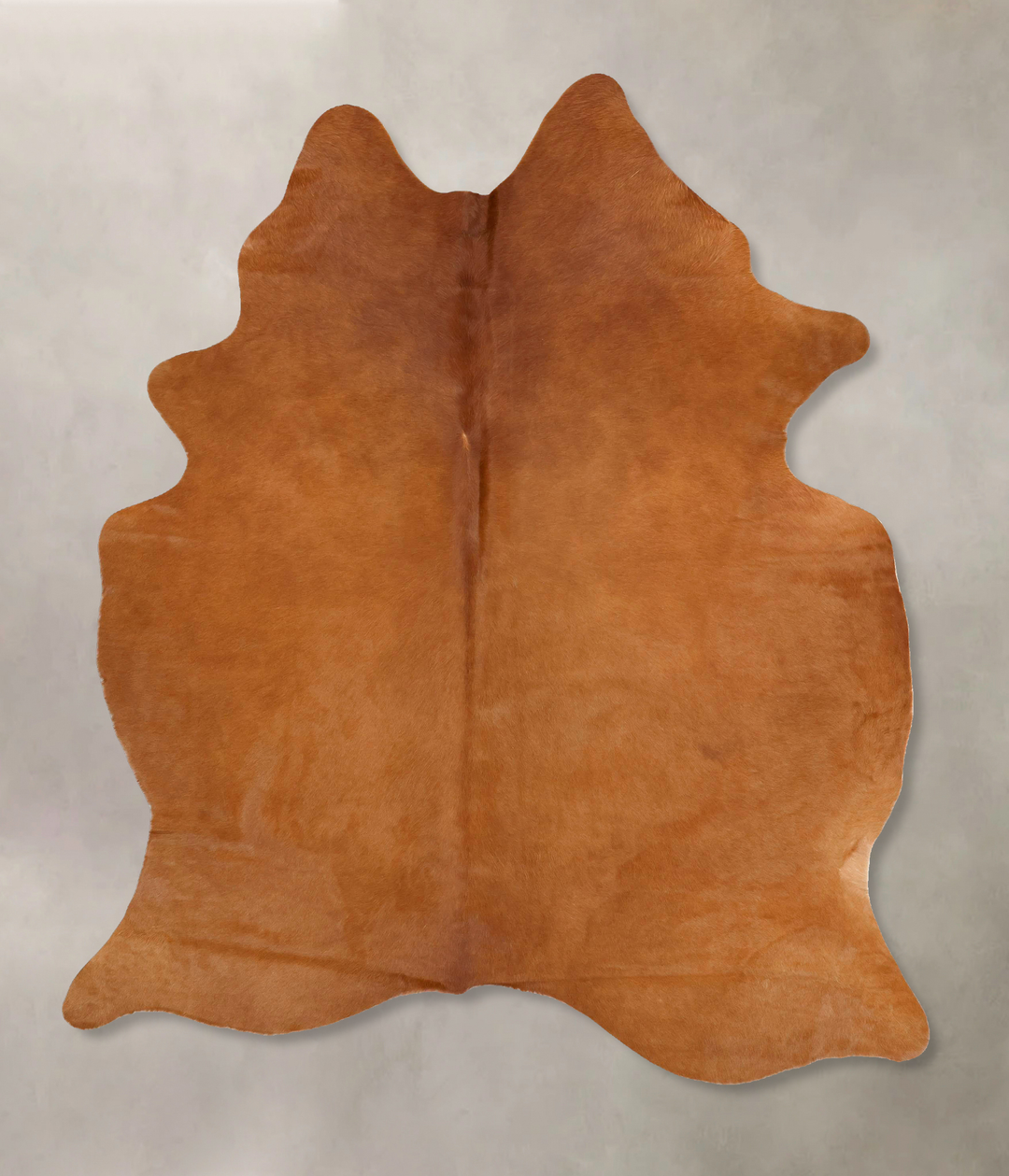 Solid Brown X-Large Brazilian Cowhide Rug 7'9"H x 5'8"W #B16619 by Hud