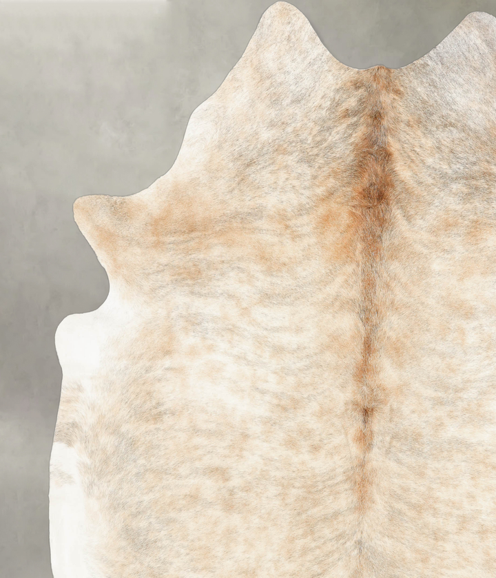 Light Brindle XX-Large Brazilian Cowhide Rug 8'4"H x 7'2"W #B1663 by Hudson Hides