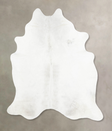 Light Grey XX-Large Brazilian Cowhide Rug 7'10"H x 6'11"W #B16638 by Hudson Hides