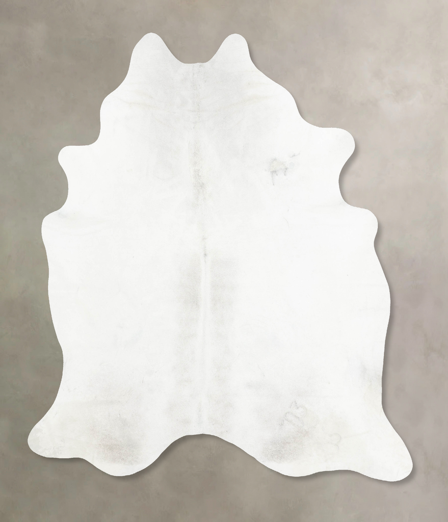 Light Grey XX-Large Brazilian Cowhide Rug 7'10"H x 6'11"W #B16638 by Hudson Hides
