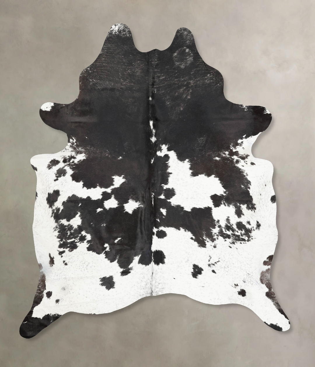 Black and White XX-Large Brazilian Cowhide Rug 8'1"H x 6'8"W #B16639 b