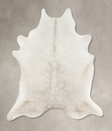 Champagne XX-Large Brazilian Cowhide Rug 7'10"H x 6'7"W #B16642 by Hudson Hides
