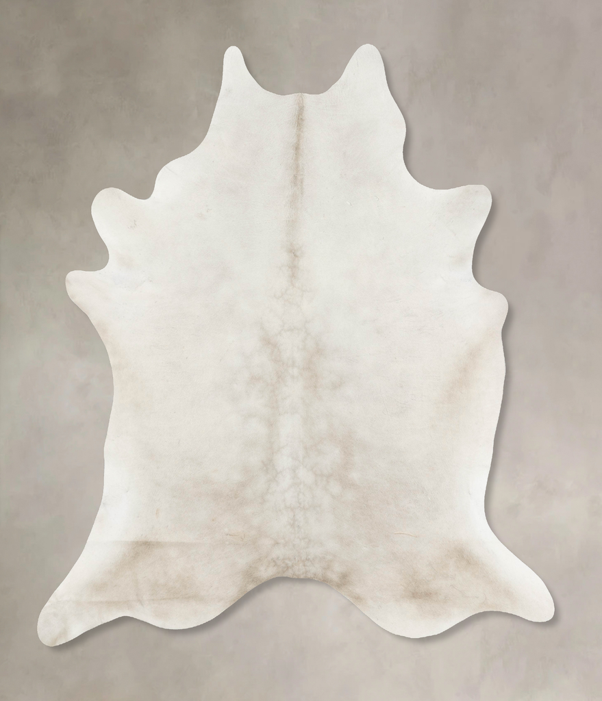 Champagne XX-Large Brazilian Cowhide Rug 7'10"H x 6'7"W #B16642 by Hudson Hides