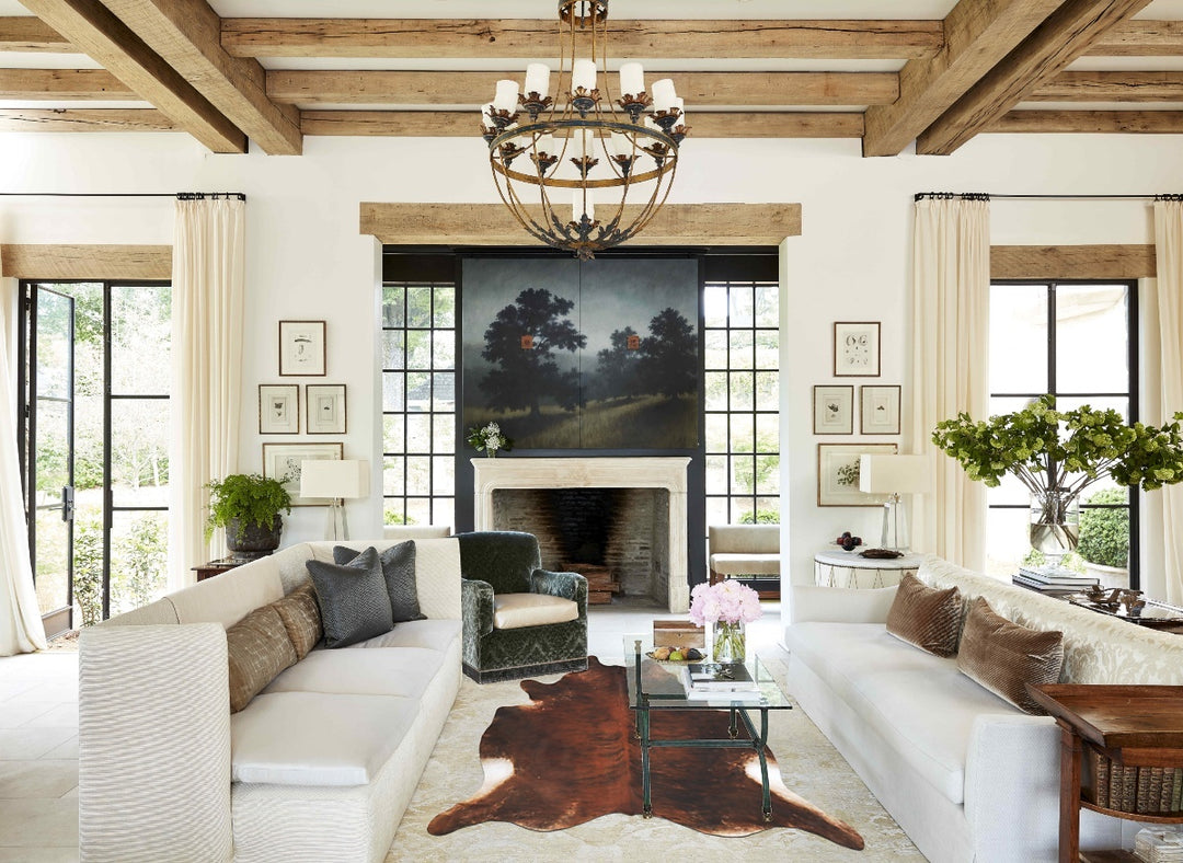 Dark Brindle XX-Large Brazilian Cowhide Rug 7'10"H x 7'2"W #B16646 by 