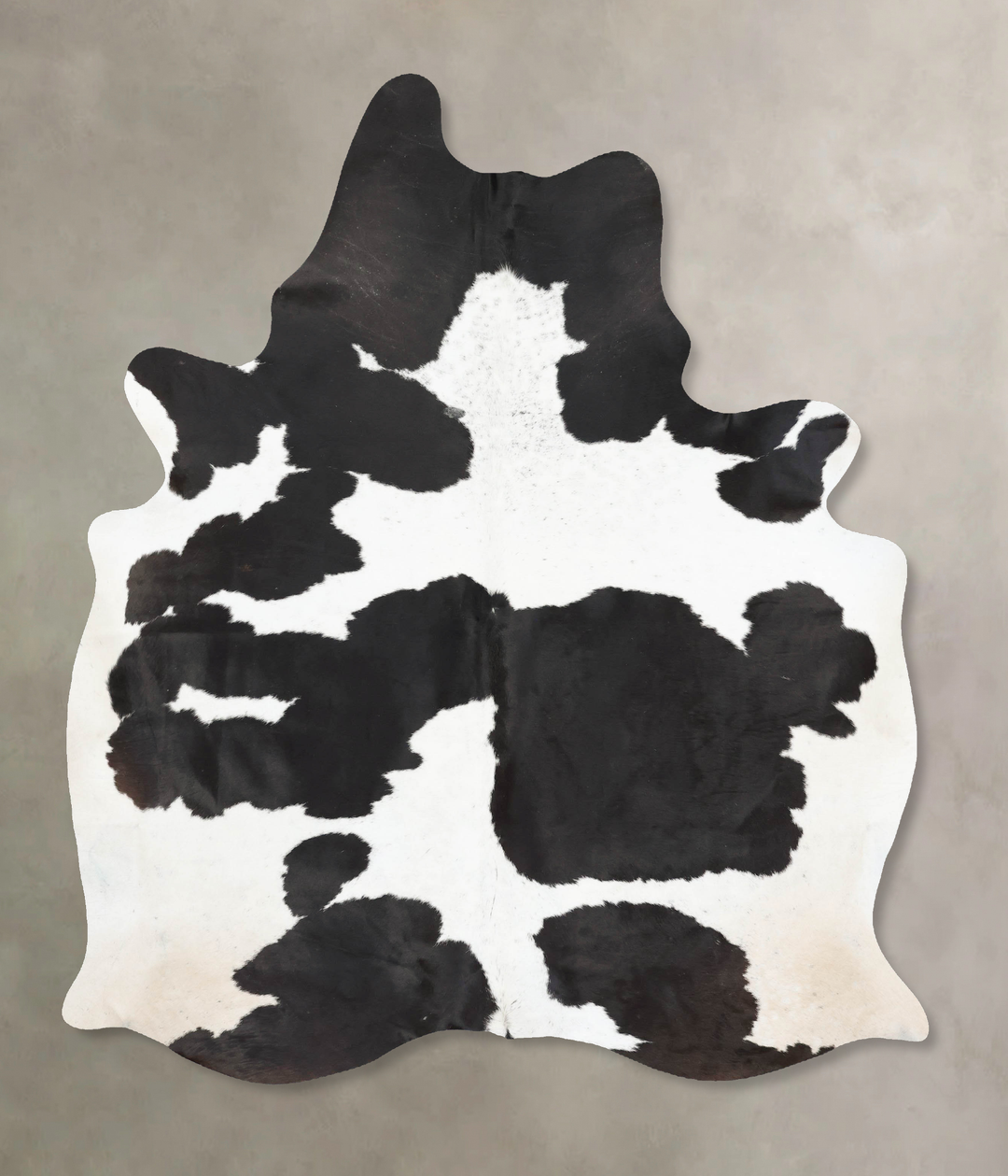 Black and White X-Large Brazilian Cowhide Rug 7'11"H x 6'0"W #B16648 b