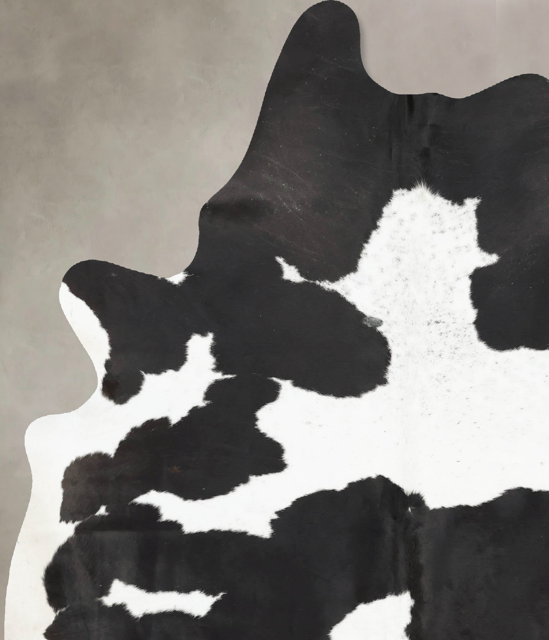 Black and White X-Large Brazilian Cowhide Rug 7'11"H x 6'0"W #B16648 b