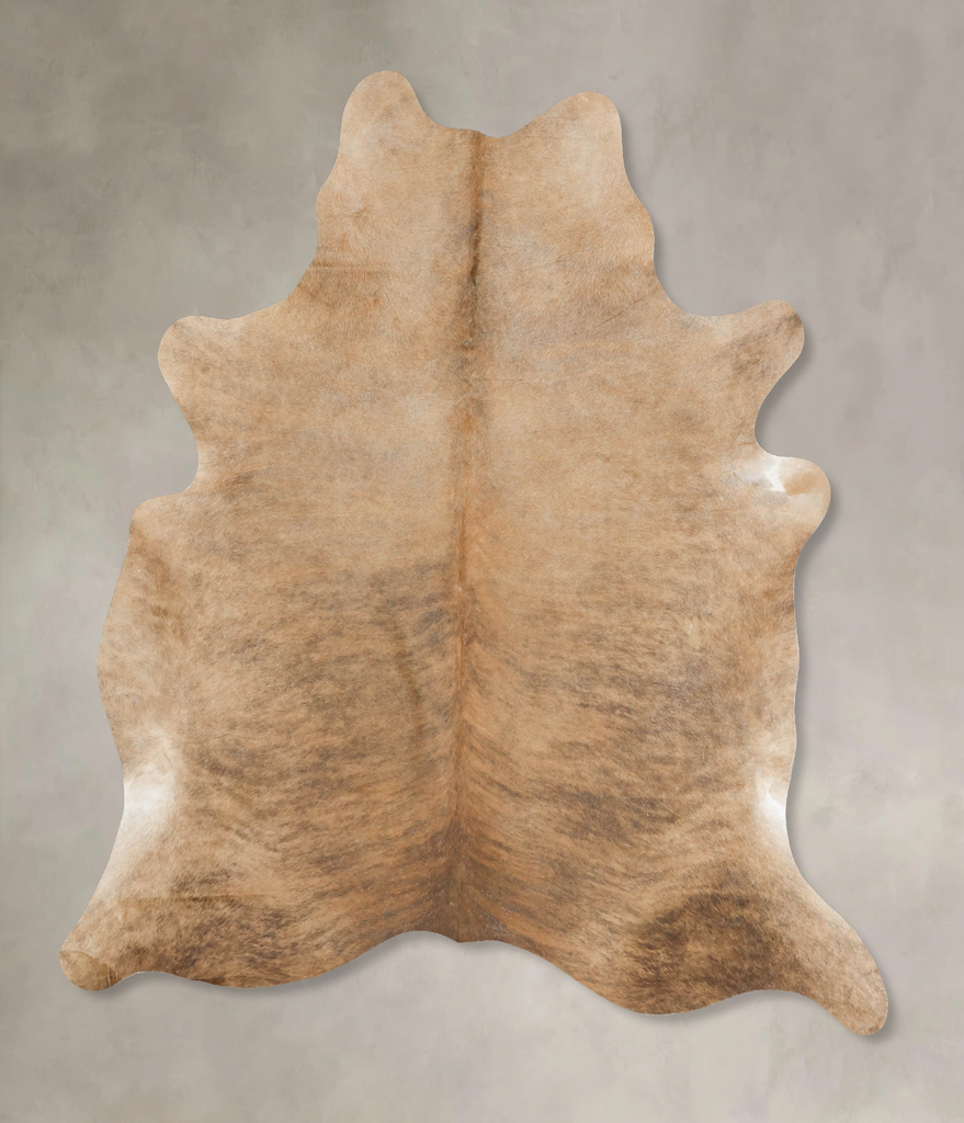 Light Brindle XX-Large Brazilian Cowhide Rug 7'10"H x 6'6"W #B16674 by Hudson Hides