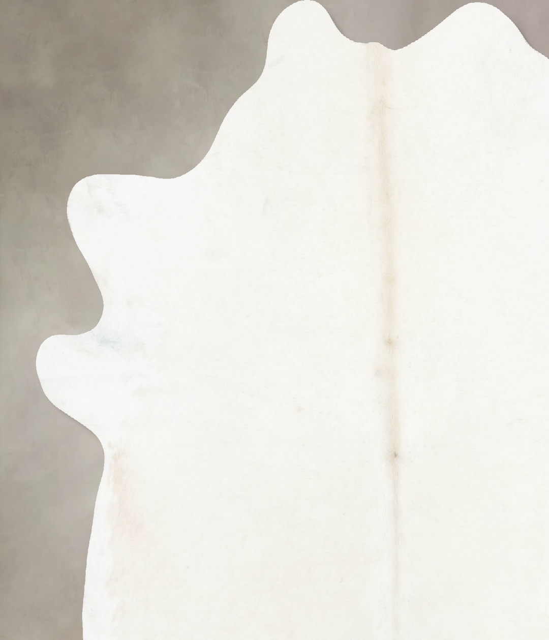 Ivory with Beige X-Large Brazilian Cowhide Rug 7'1"H x 6'9"W #B16681 b