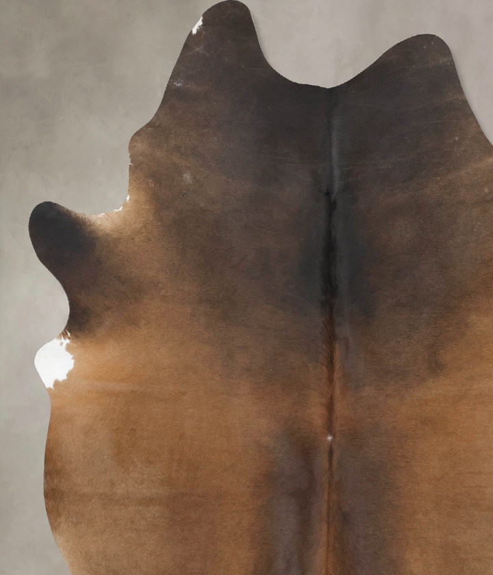 Chocolate X-Large Brazilian Cowhide Rug 7'10"H x 6'2"W #B16687 by Hudson Hides