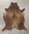 Chocolate X-Large Brazilian Cowhide Rug 7'6