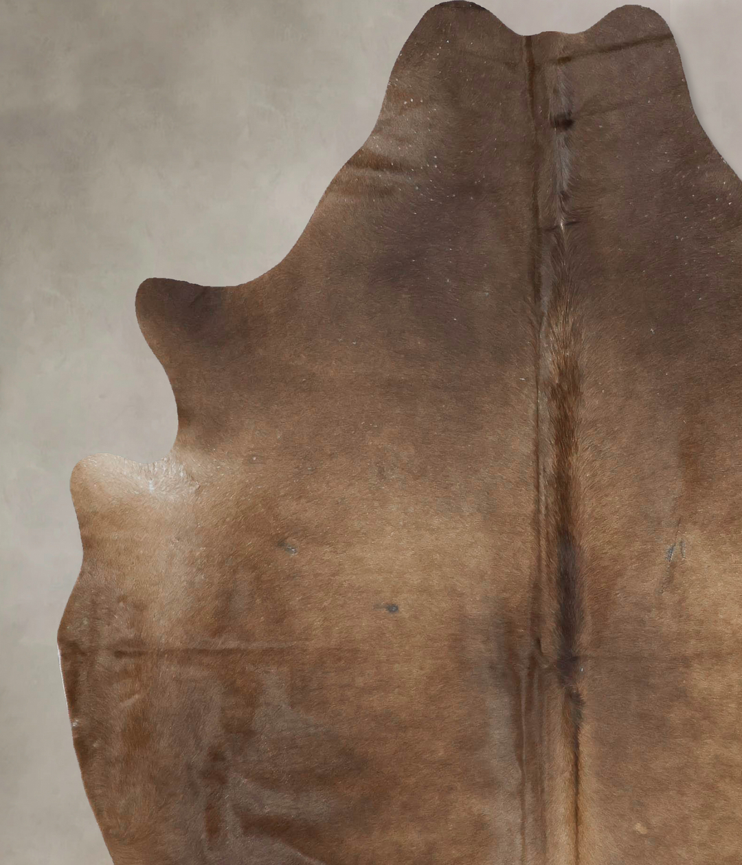 Chocolate X-Large Brazilian Cowhide Rug 7'6"H x 6'2"W #B16691 by Hudso