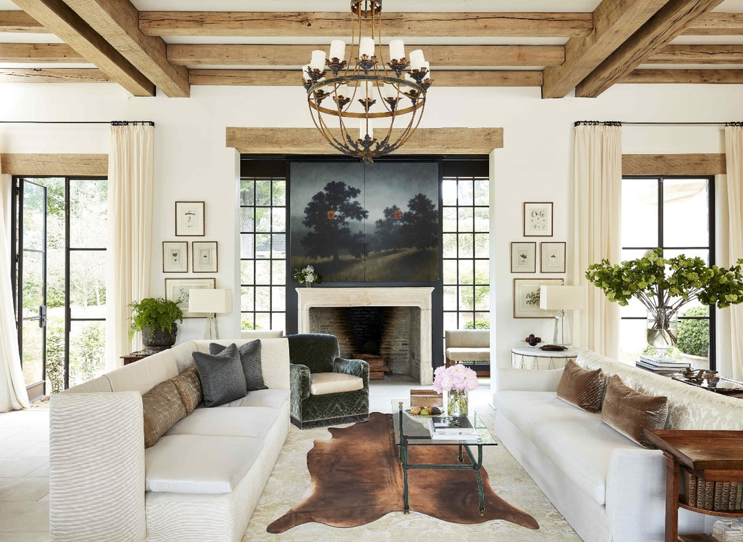 Chocolate X-Large Brazilian Cowhide Rug 7'6"H x 6'2"W #B16691 by Hudso