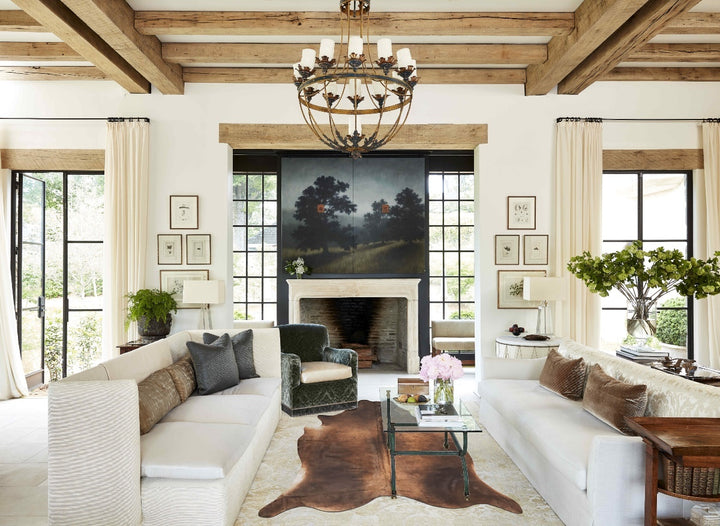 Chocolate X-Large Brazilian Cowhide Rug 7'6"H x 6'2"W #B16691 by Hudson Hides