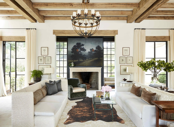 Dark Brindle Medium Brazilian Cowhide Rug 6'2"H x 4'10"W #B16697 by Hudson Hides