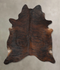 Dark Brindle X-Large Brazilian Cowhide Rug 7'2
