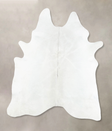 Light Grey XX-Large Brazilian Cowhide Rug 8'1"H x 6'5"W #B16701 by Hudson Hides