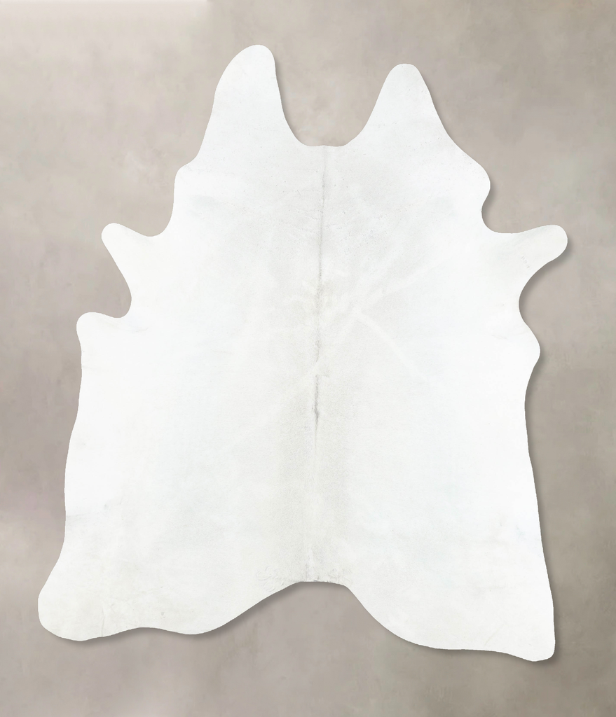 Light Grey XX-Large Brazilian Cowhide Rug 8'1"H x 6'5"W #B16701 by Hudson Hides
