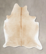 Palomino X-Large Brazilian Cowhide Rug 7'2"H x 5'11"W #B16723 by Hudson Hides