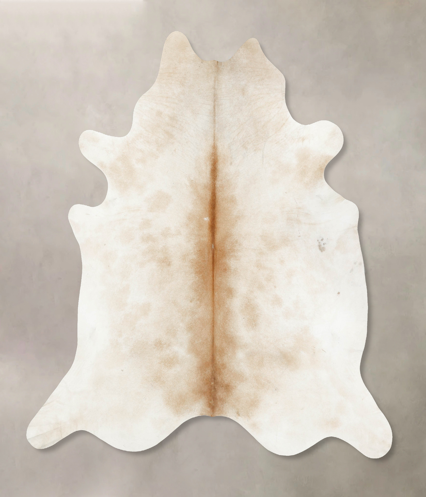 Light Caramel XX-Large Brazilian Cowhide Rug 8'5"H x 7'6"W #B16725 by Hudson Hides