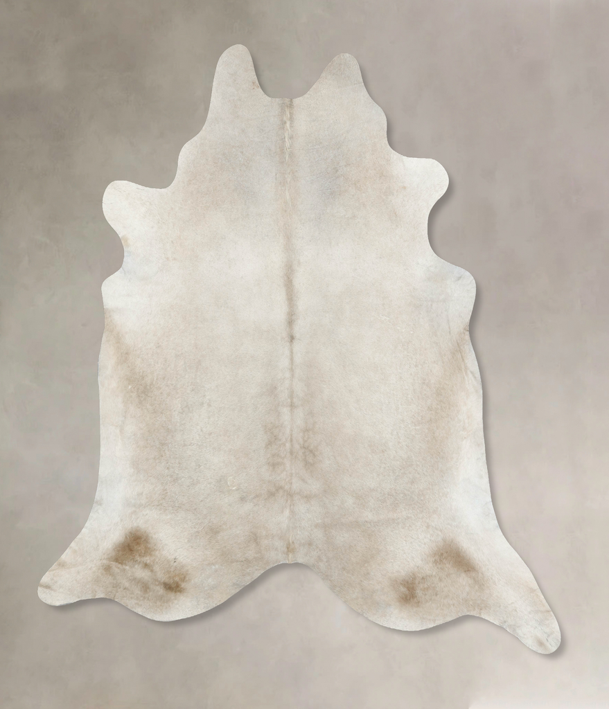 Taupe XX-Large Brazilian Cowhide Rug 8'6"H x 8'0"W #B16727 by Hudson Hides