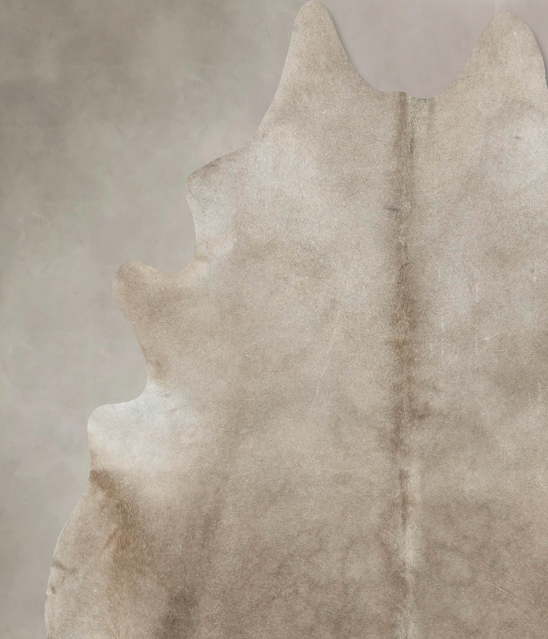 Taupe XX-Large Brazilian Cowhide Rug 8'1"H x 6'10"W #B16728 by Hudson 