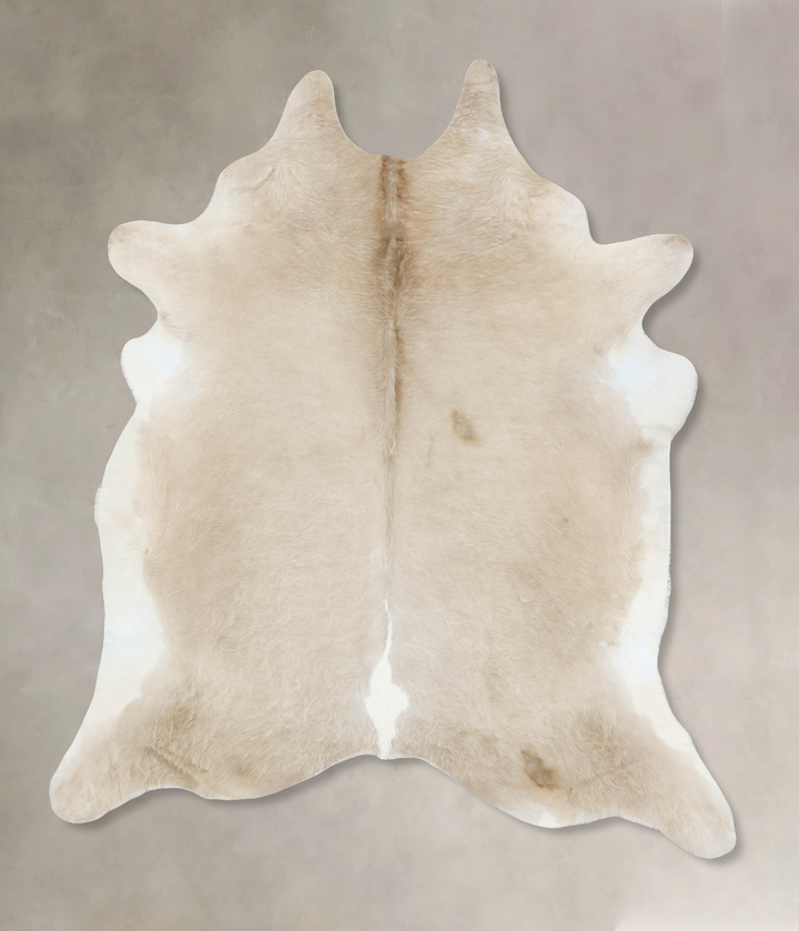Taupe XX-Large Brazilian Cowhide Rug 8'6"H x 7'3"W #B16730 by Hudson Hides