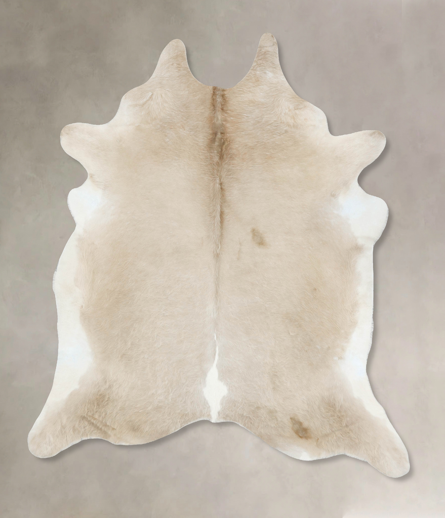 Taupe XX-Large Brazilian Cowhide Rug 8'6"H x 7'3"W #B16730 by Hudson Hides