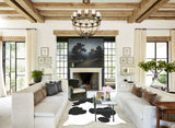 Black and White XX-Large Brazilian Cowhide Rug 8'4"H x 6'3"W #B16731 by Hudson Hides