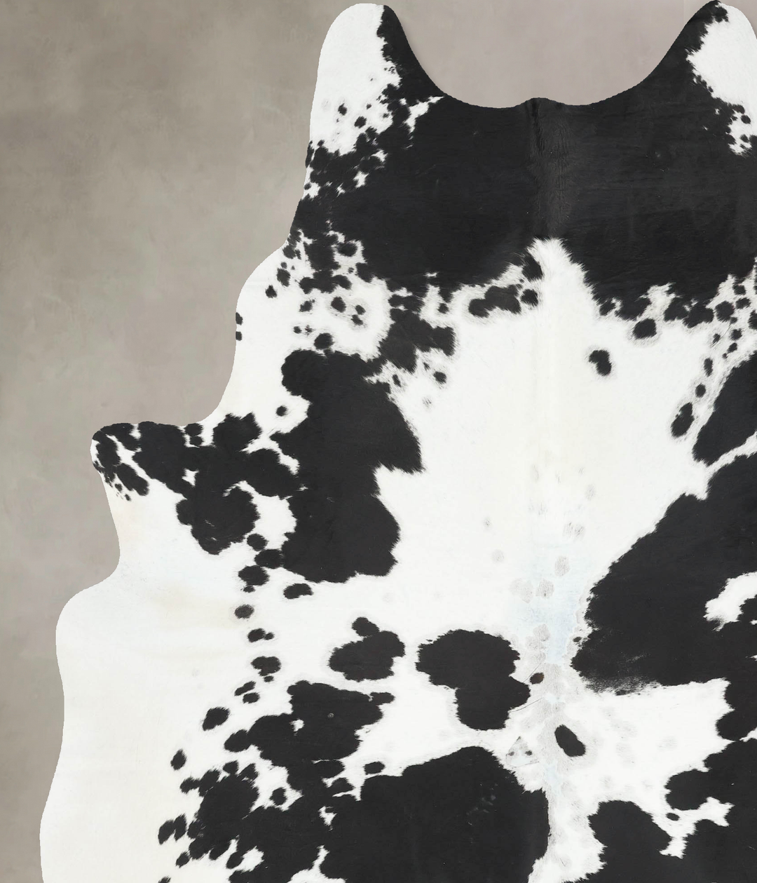 Black and White XX-Large Brazilian Cowhide Rug 8'8"H x 6'7"W #B16732 b