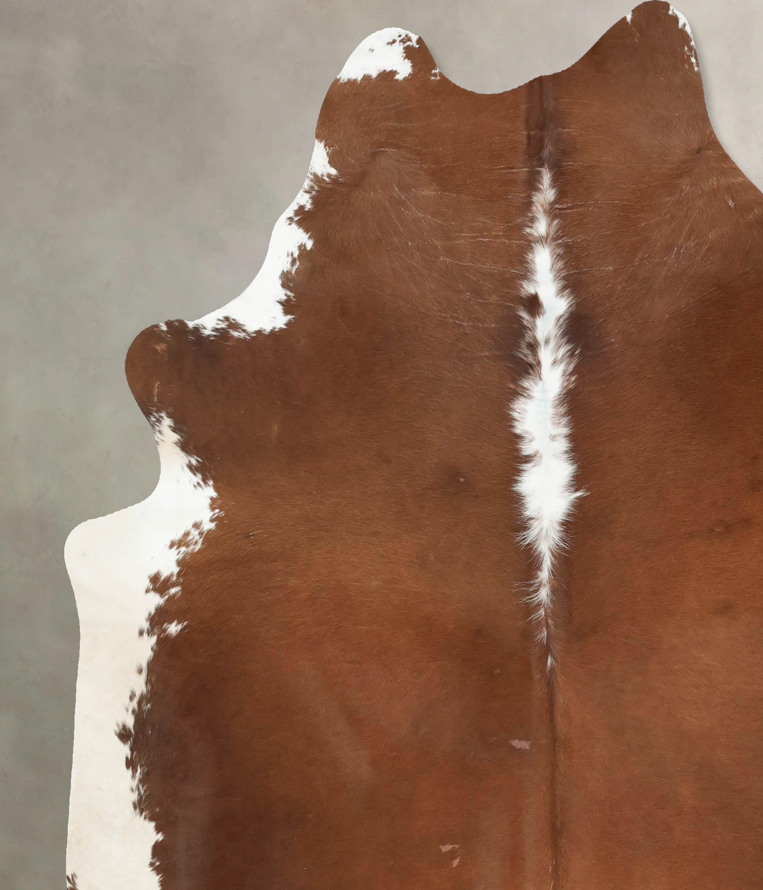 Hereford XX-Large Brazilian Cowhide Rug 7'10"H x 6'9"W #B16734 by Huds
