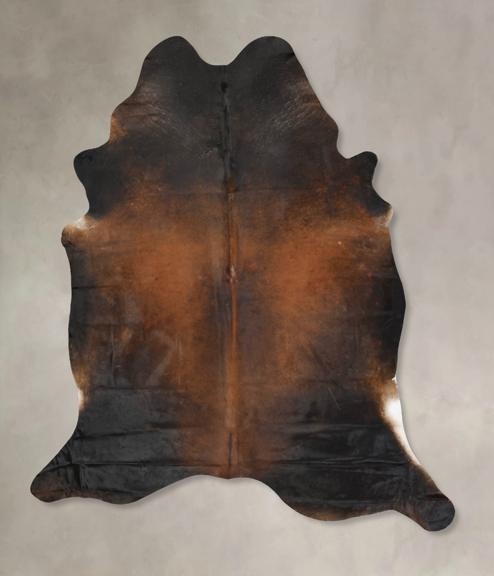 Warm Caramel XX-Large Brazilian Cowhide Rug 9'0"H x 7'8"W #B16737 by Hudson Hides