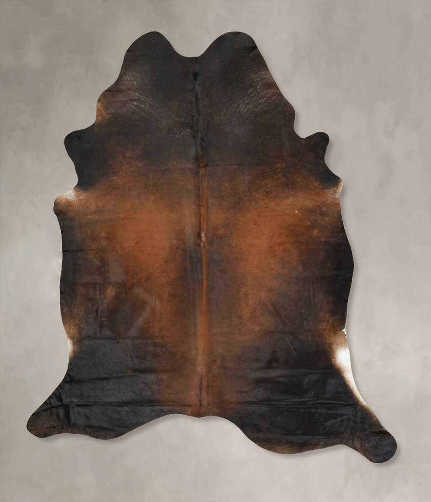 Warm Caramel XX-Large Brazilian Cowhide Rug 9'0"H x 7'8"W #B16737 by Hudson Hides