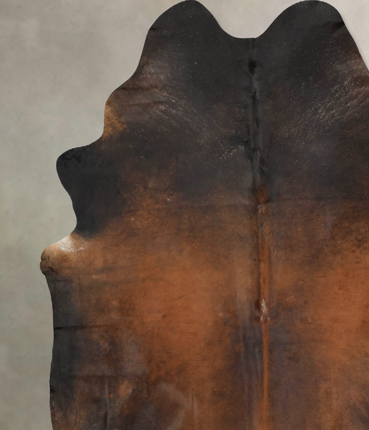 Warm Caramel XX-Large Brazilian Cowhide Rug 9'0"H x 7'8"W #B16737 by Hudson Hides