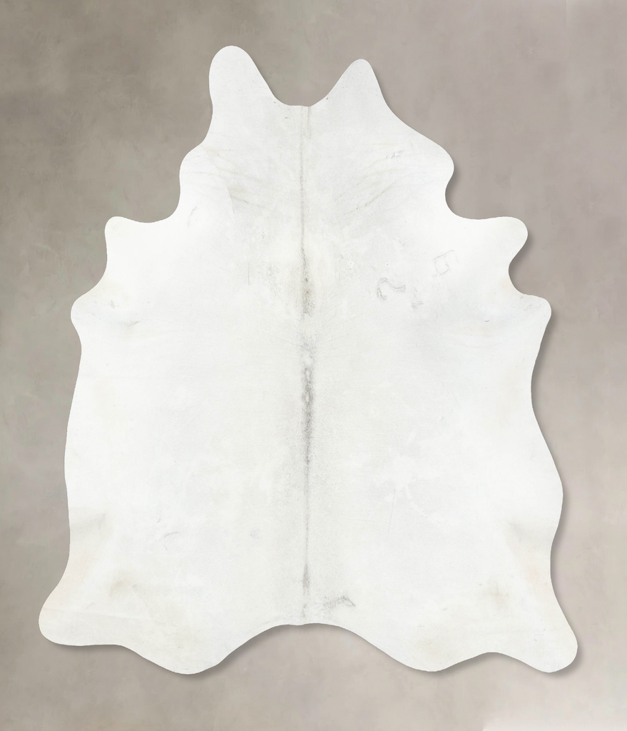 Light Grey XX-Large Brazilian Cowhide Rug 8'7"H x 7'1"W #B16740 by Hudson Hides