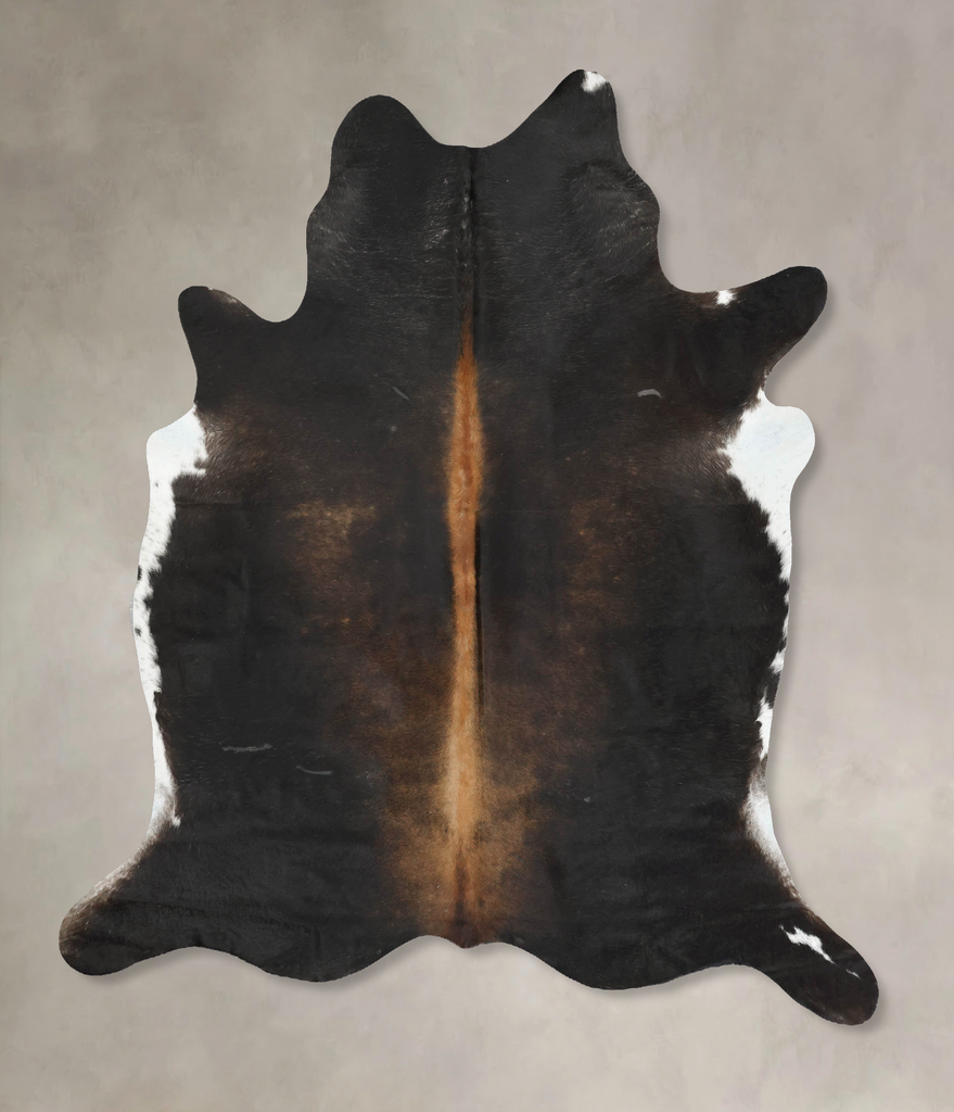 Chocolate XX-Large Brazilian Cowhide Rug 7'9"H x 6'8"W #B16741 by Hudson Hides