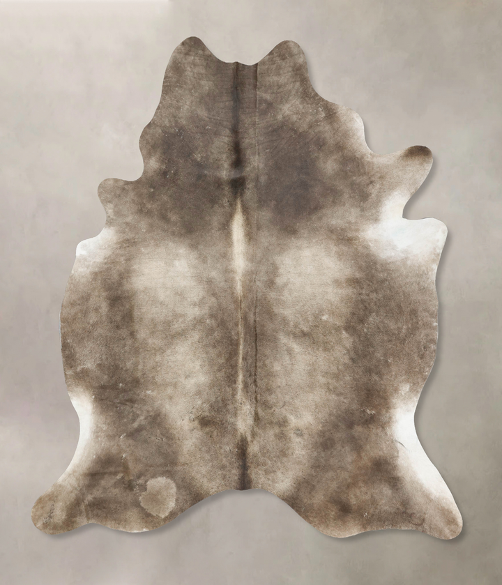 Taupe XX-Large Brazilian Cowhide Rug 8'1"H x 6'11"W #B16749 by Hudson Hides