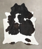 Black and White XX-Large Brazilian Cowhide Rug 8'8