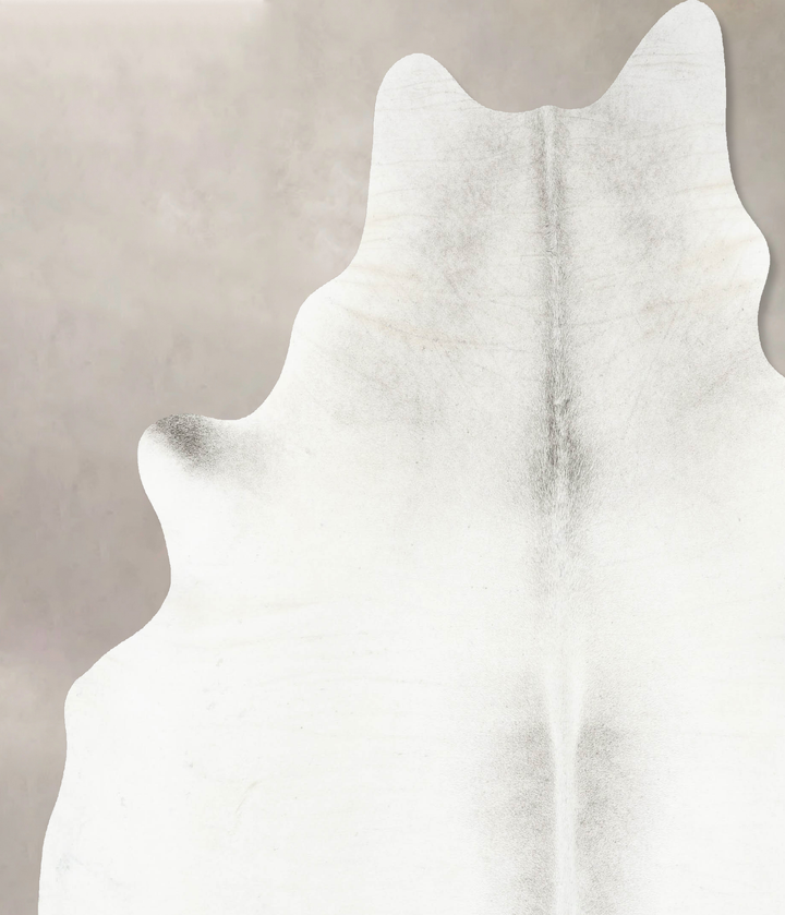 Light Grey XX-Large Brazilian Cowhide Rug 8'5"H x 7'3"W #B16755 by Hudson Hides