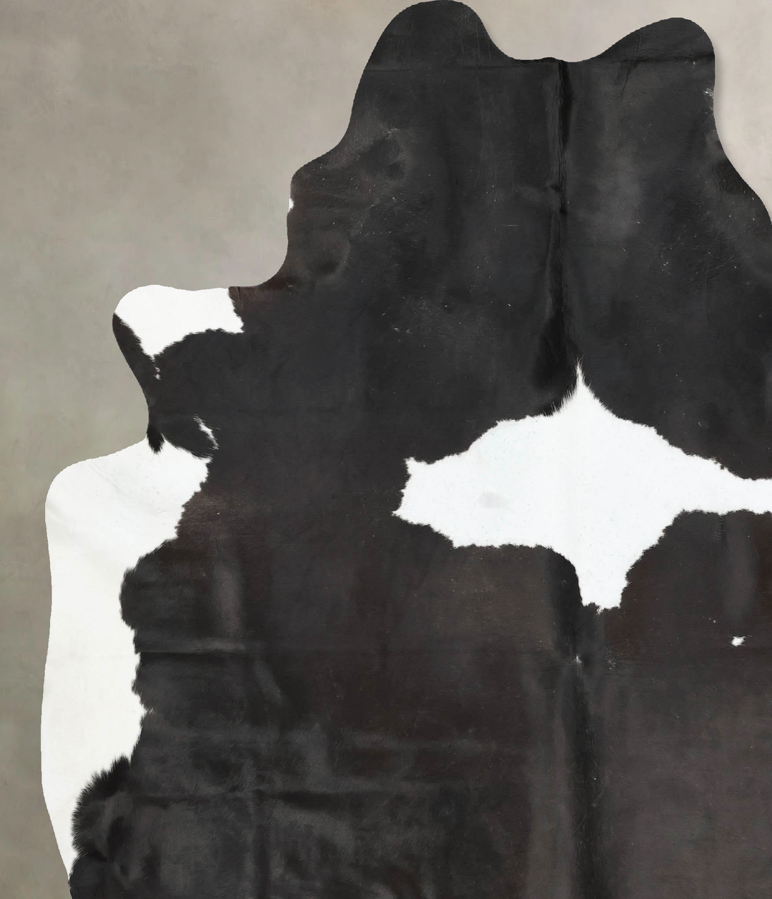 Black and White XX-Large Brazilian Cowhide Rug 8'4"H x 6'11"W #B16756 
