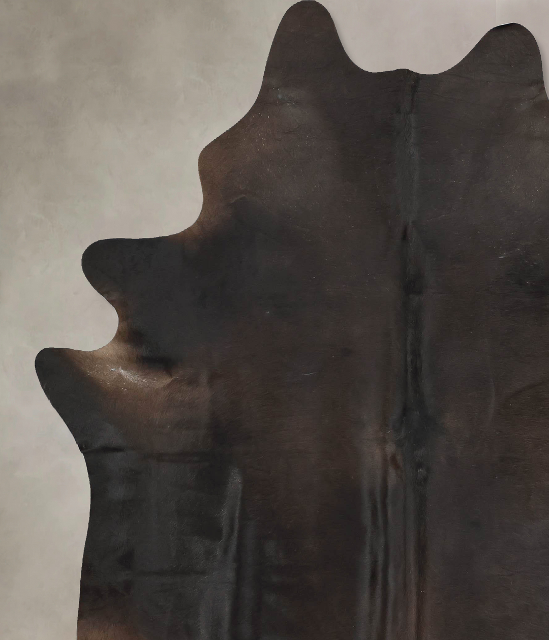 Chocolate XX-Large Brazilian Cowhide Rug 8'3"H x 6'11"W #B16757 by Hud