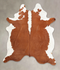 Hereford XX-Large Brazilian Cowhide Rug 8'9