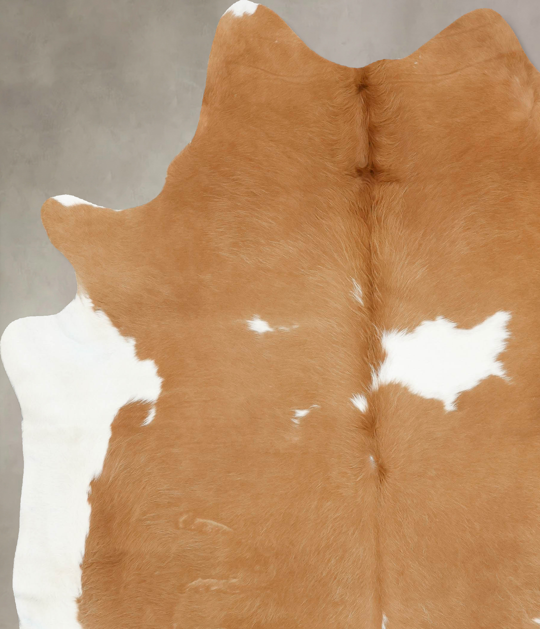 Beige and White XX-Large Brazilian Cowhide Rug 8'2"H x 7'1"W #B16788 b