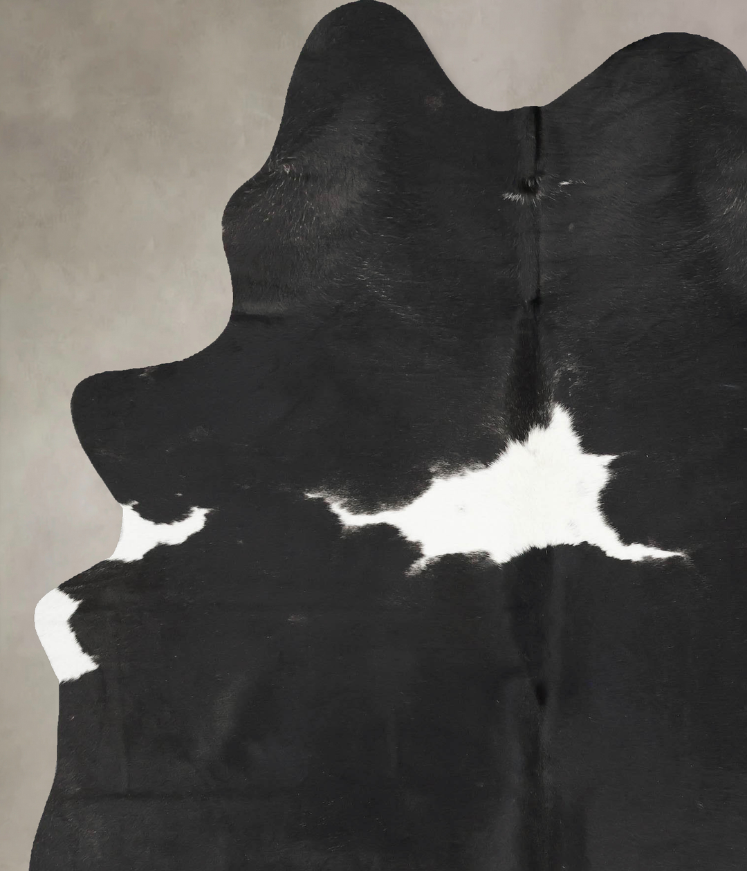 Black and White X-Large Brazilian Cowhide Rug 8'2"H x 5'11"W #B16790 b