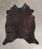 Dark Brindle Large Brazilian Cowhide Rug 6'6