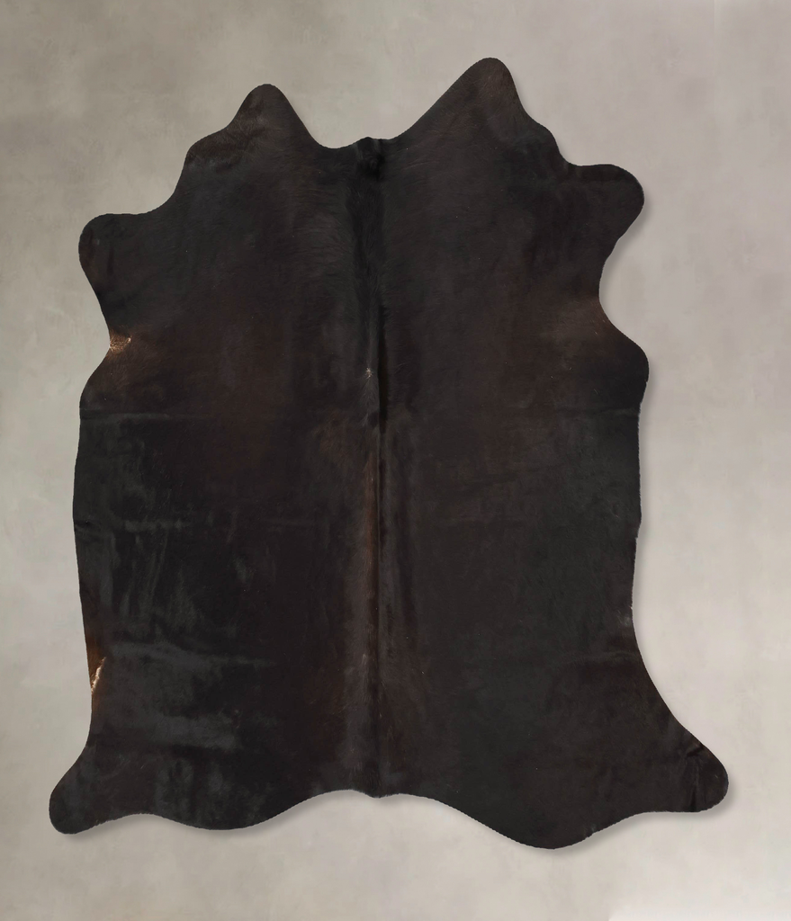 Chocolate Large Brazilian Cowhide Rug 6'3"H x 5'10"W #B16809 by Hudson Hides